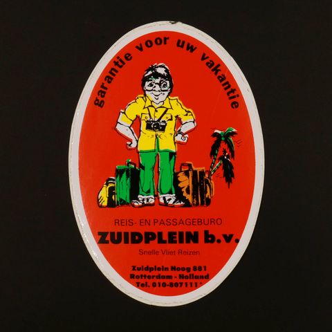 ZUIDPLEIN b.v. ヴィンテージステッカー オランダ