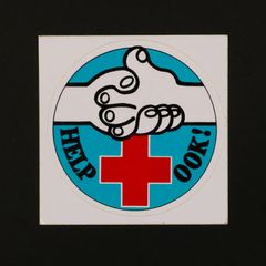 HELP OOK! ヴィンテージステッカー オランダ