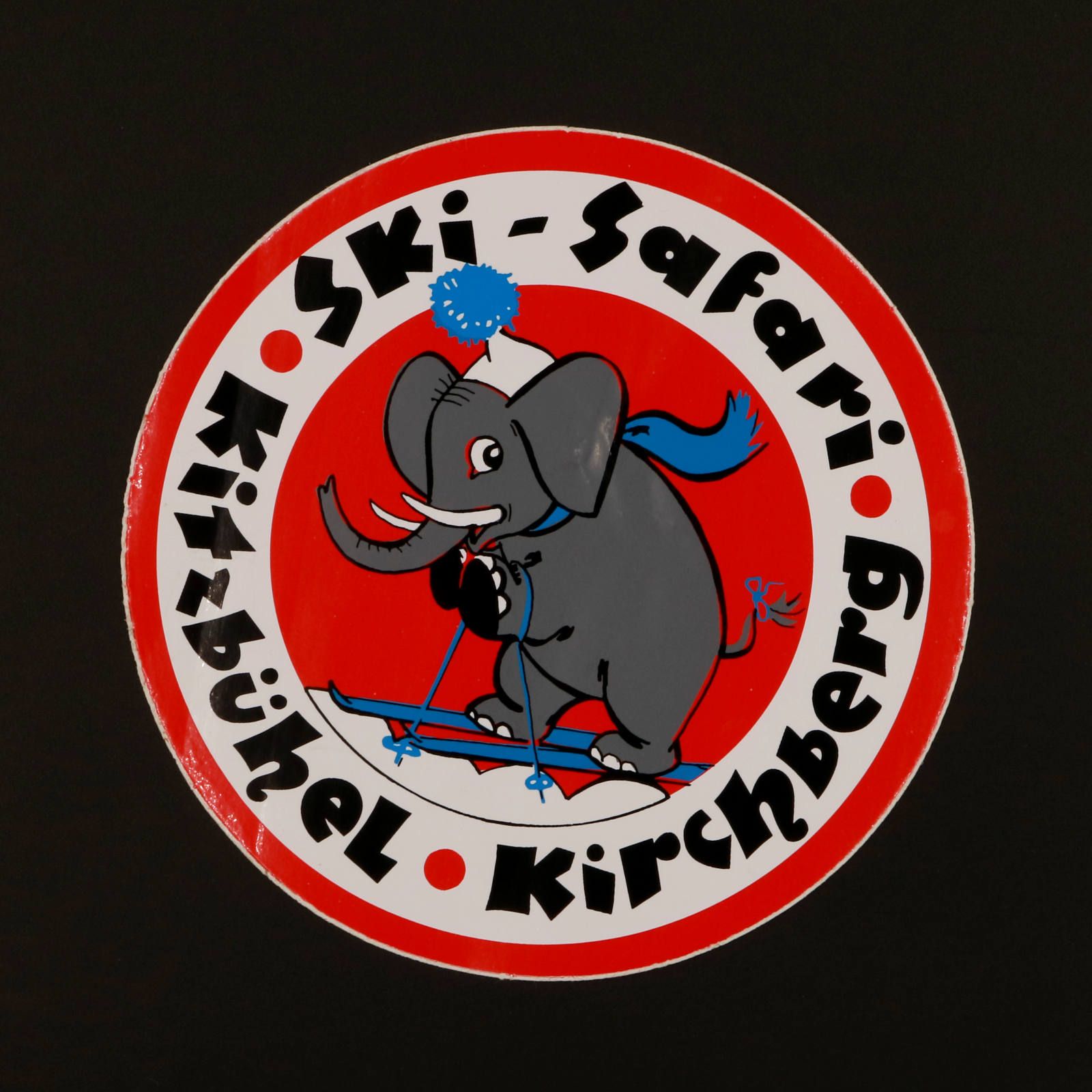 Ski-Safari Kitzbuhel Kirchberg ヴィンテージステッカー オランダ
