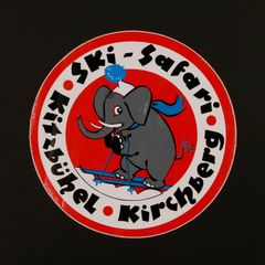 Ski-Safari Kitzbuhel Kirchberg ヴィンテージステッカー オランダ