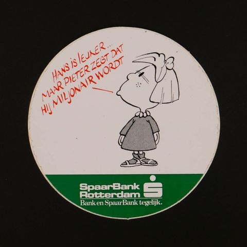 Spaar Bank Rotterdam ヴィンテージステッカー オランダ