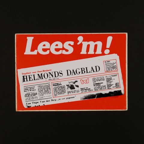 HELMONDS DAGBLAD ヴィンテージステッカー オランダ