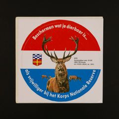 Korps Nationale Reserve ヴィンテージステッカー オランダ