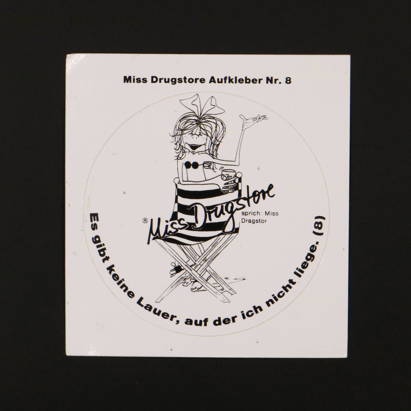 Miss Drugstore ヴィンテージステッカー オランダ
