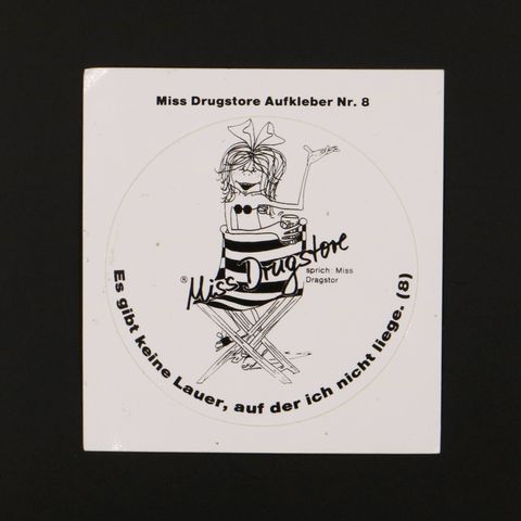 Miss Drugstore ヴィンテージステッカー オランダ