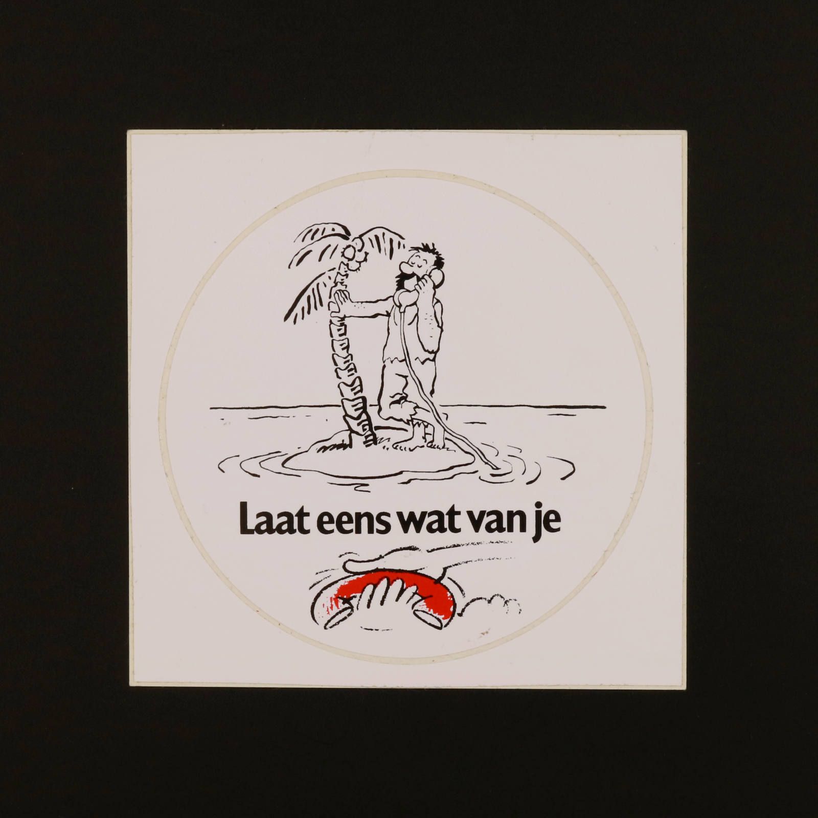 Laat eens wat van je ヴィンテージステッカー オランダ