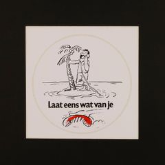 Laat eens wat van je ヴィンテージステッカー オランダ