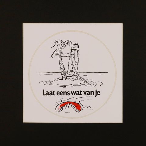 Laat eens wat van je ヴィンテージステッカー オランダ