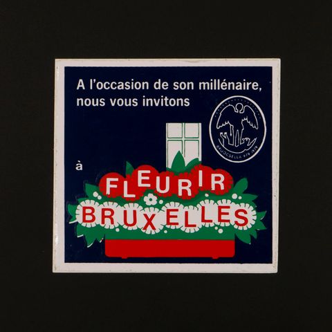 FLEURIR BRUXELLES ヴィンテージステッカー オランダ