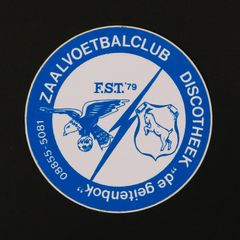 ZAALVOETBALCLIB DISCOTHEEK ヴィンテージステッカー オランダ