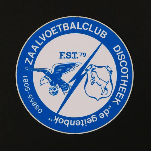 ZAALVOETBALCLIB DISCOTHEEK ヴィンテージステッカー オランダ