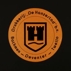 Bathmen Deventer Twello ヴィンテージステッカー オランダ
