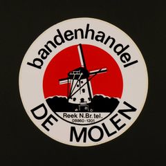 bandenhandel DE MOLEN ヴィンテージステッカー オランダ