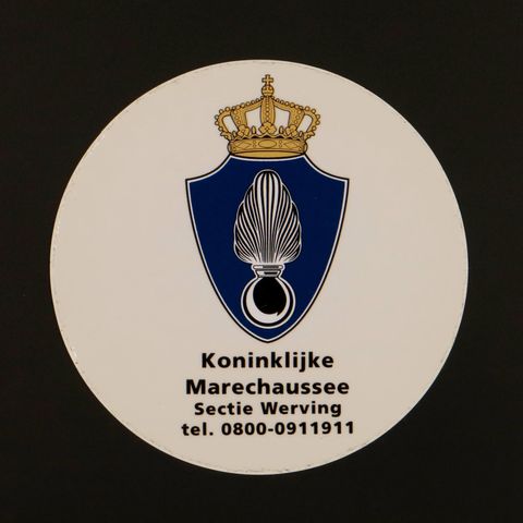 Koninklijke Marechaussee ヴィンテージステッカー オランダ