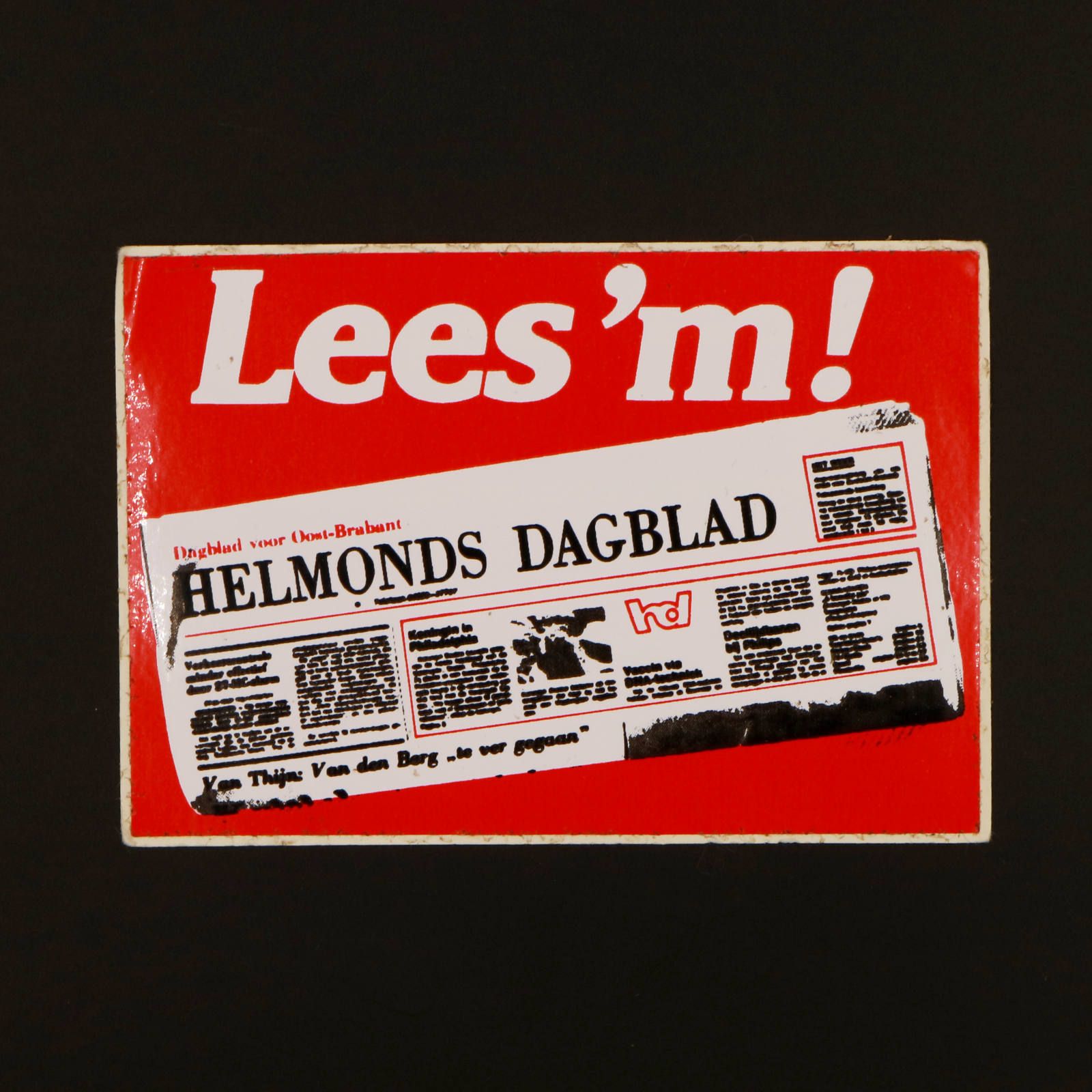 Lees'm! ヴィンテージステッカー オランダ