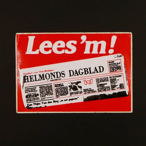 Lees'm! ヴィンテージステッカー オランダ