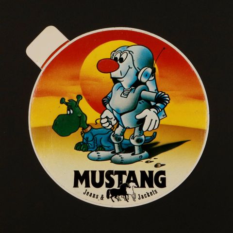 MUSTANG JEANS&JACKET ヴィンテージステッカー オランダ