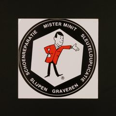 MISTER MINIT ヴィンテージステッカー オランダ