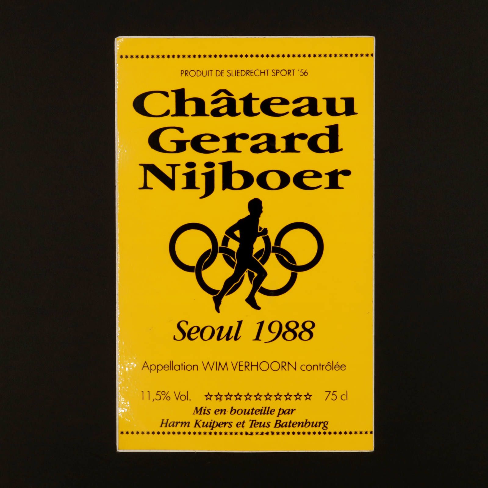Chateau Gerard Nijboer ヴィンテージステッカー オランダ