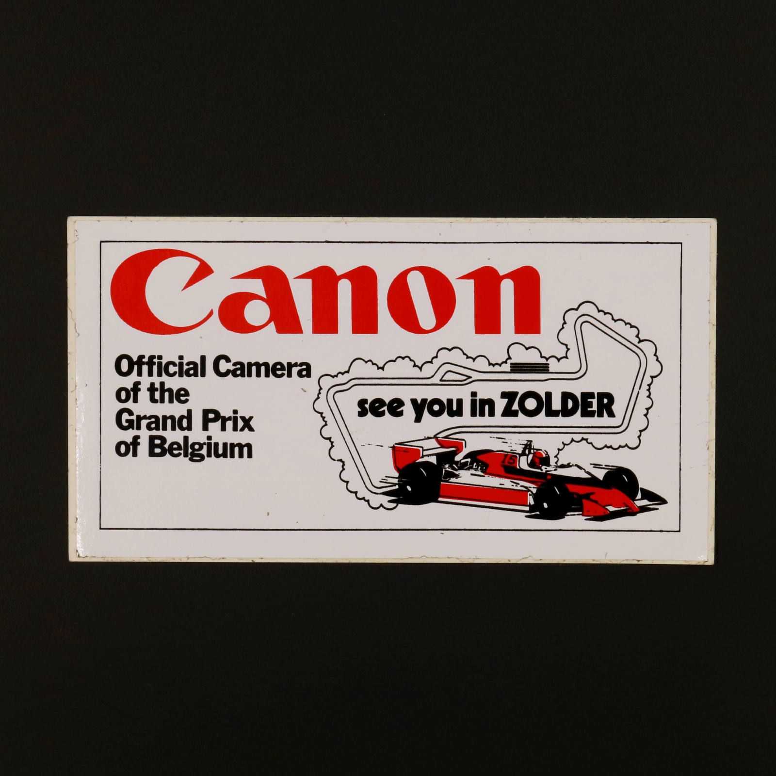 Canon ヴィンテージステッカー オランダ