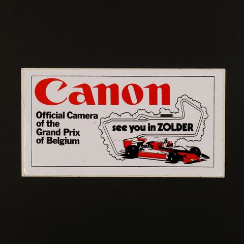 Canon ヴィンテージステッカー オランダ