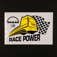 MAN RACE POWER ヴィンテージステッカー オランダ
