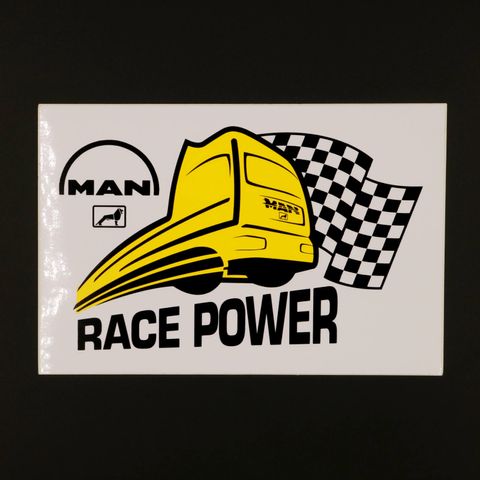 MAN RACE POWER ヴィンテージステッカー オランダ