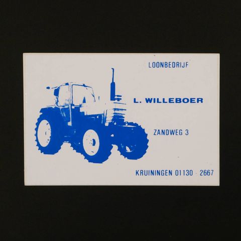 L.WILLEBOER ヴィンテージステッカー オランダ
