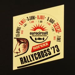 RALLYCROSS'73 ヴィンテージステッカー オランダ