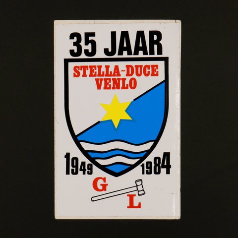 STELLA DUCE VENLO 35 JAAR ヴィンテージステッカー オランダ