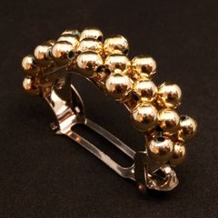 ヴィンテージ メタルバレッタ 70's フランス