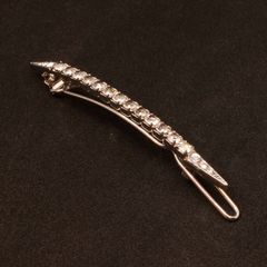 ヴィンテージ ラインストーンヘアクリップ 60's フランス