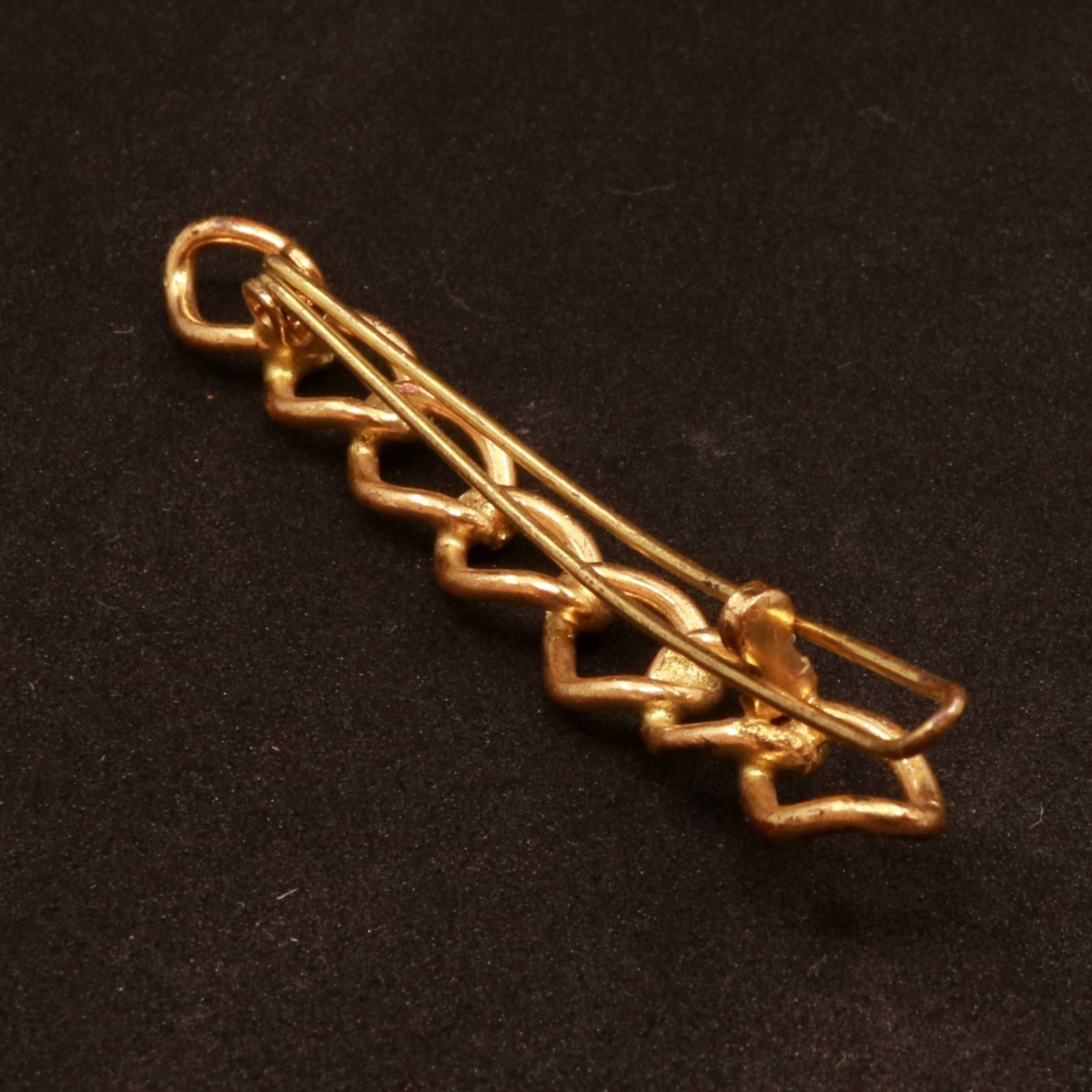 ヴィンテージ メタルヘアクリップ 62's フランス