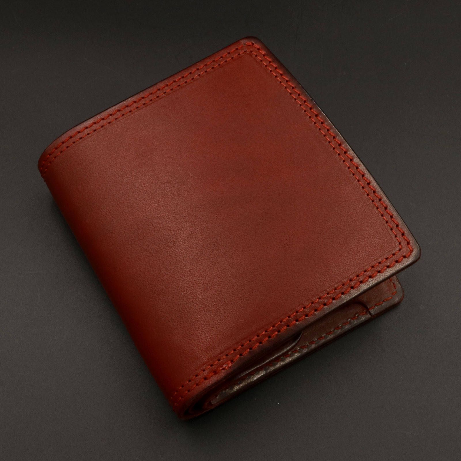 「SLATE」 G.E.Wallets スマートウォレット/レディッシュブラウン