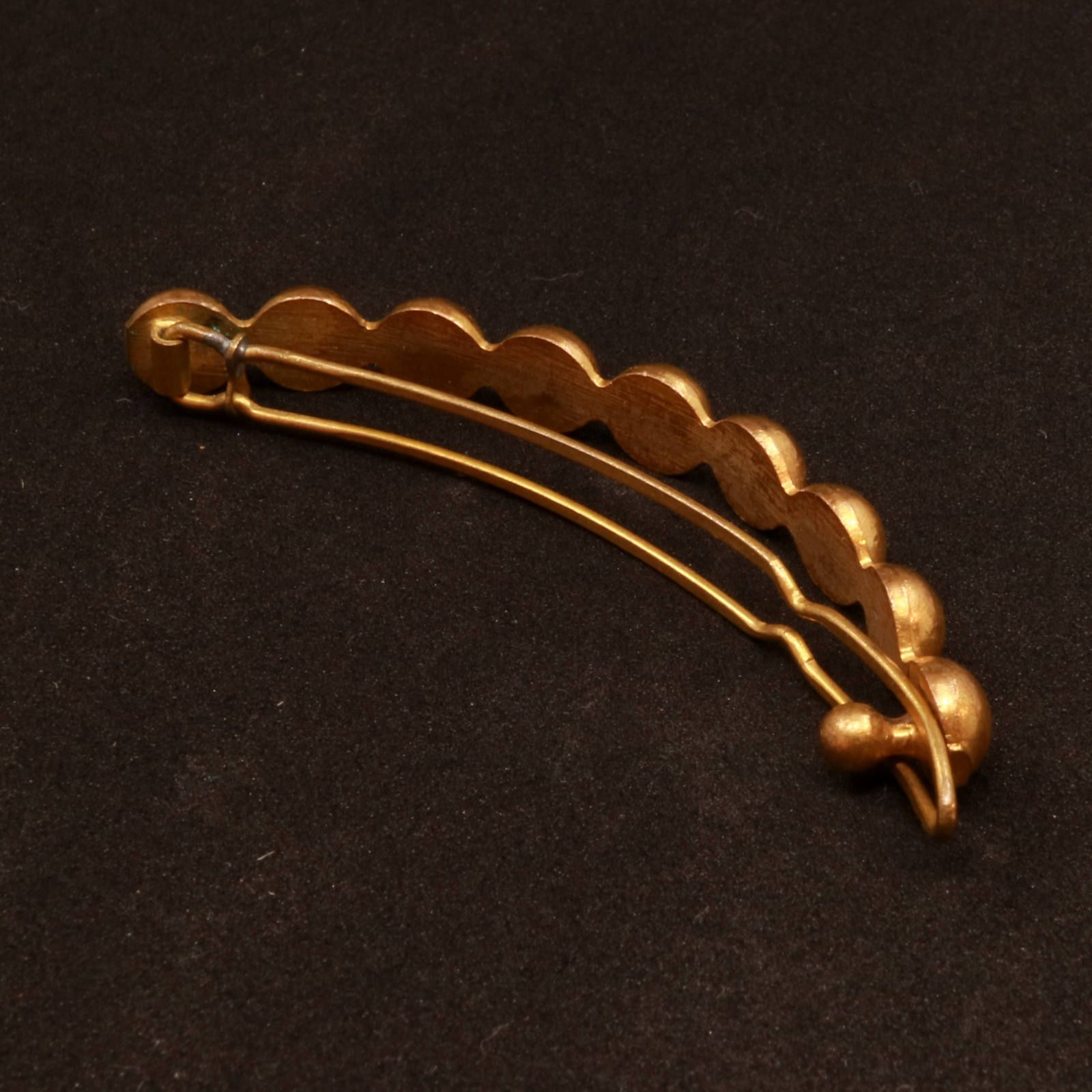ヴィンテージ メタルヘアクリップ 63's フランス