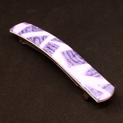 ヴィンテージ 幾何学バレッタ 80's フランス