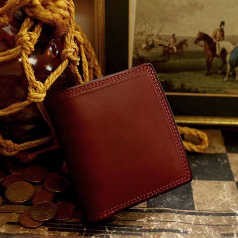 「SLATE」 G.E.Wallets スマートウォレット/レディッシュブラウン