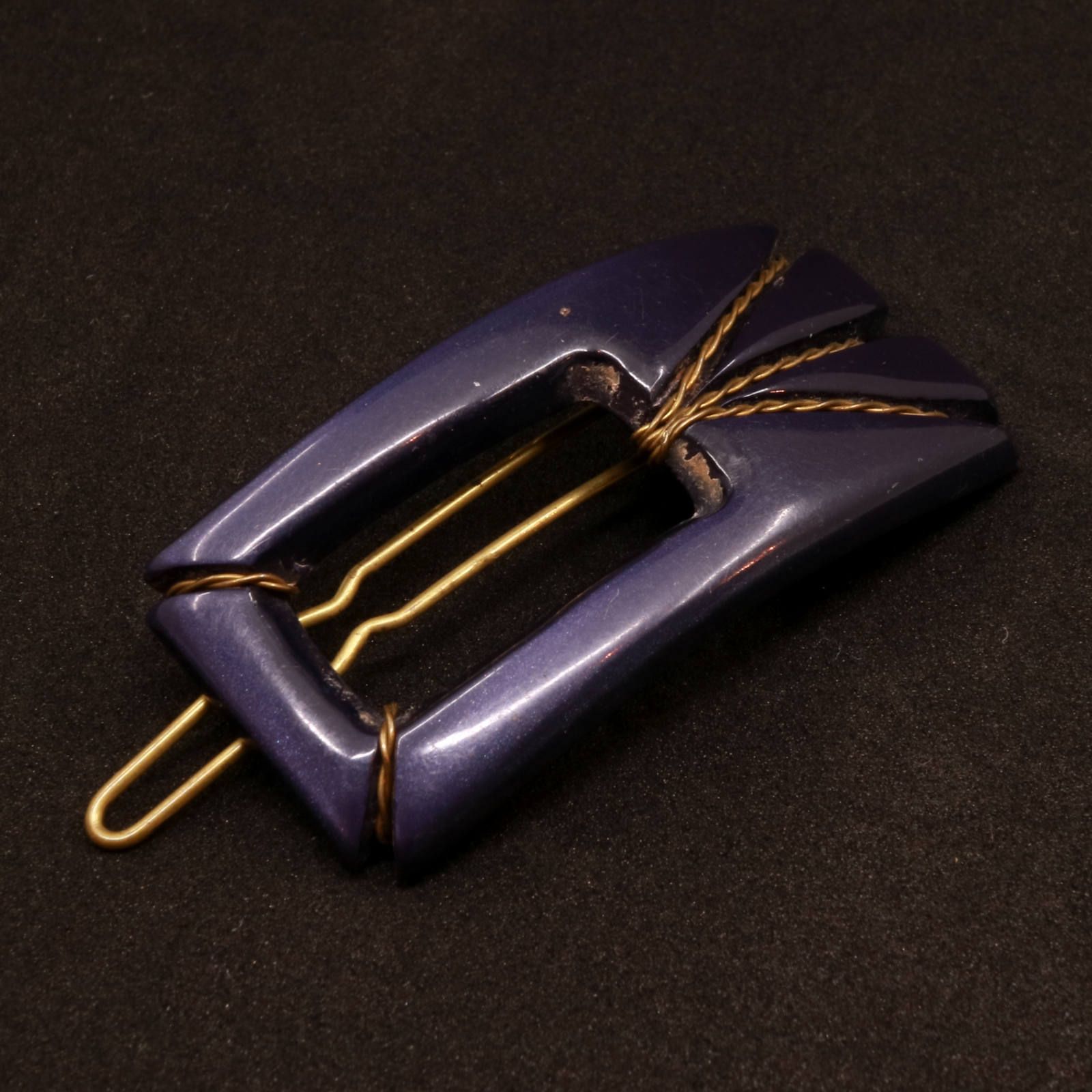 ヴィンテージ ヘアクリップ 60's フランス