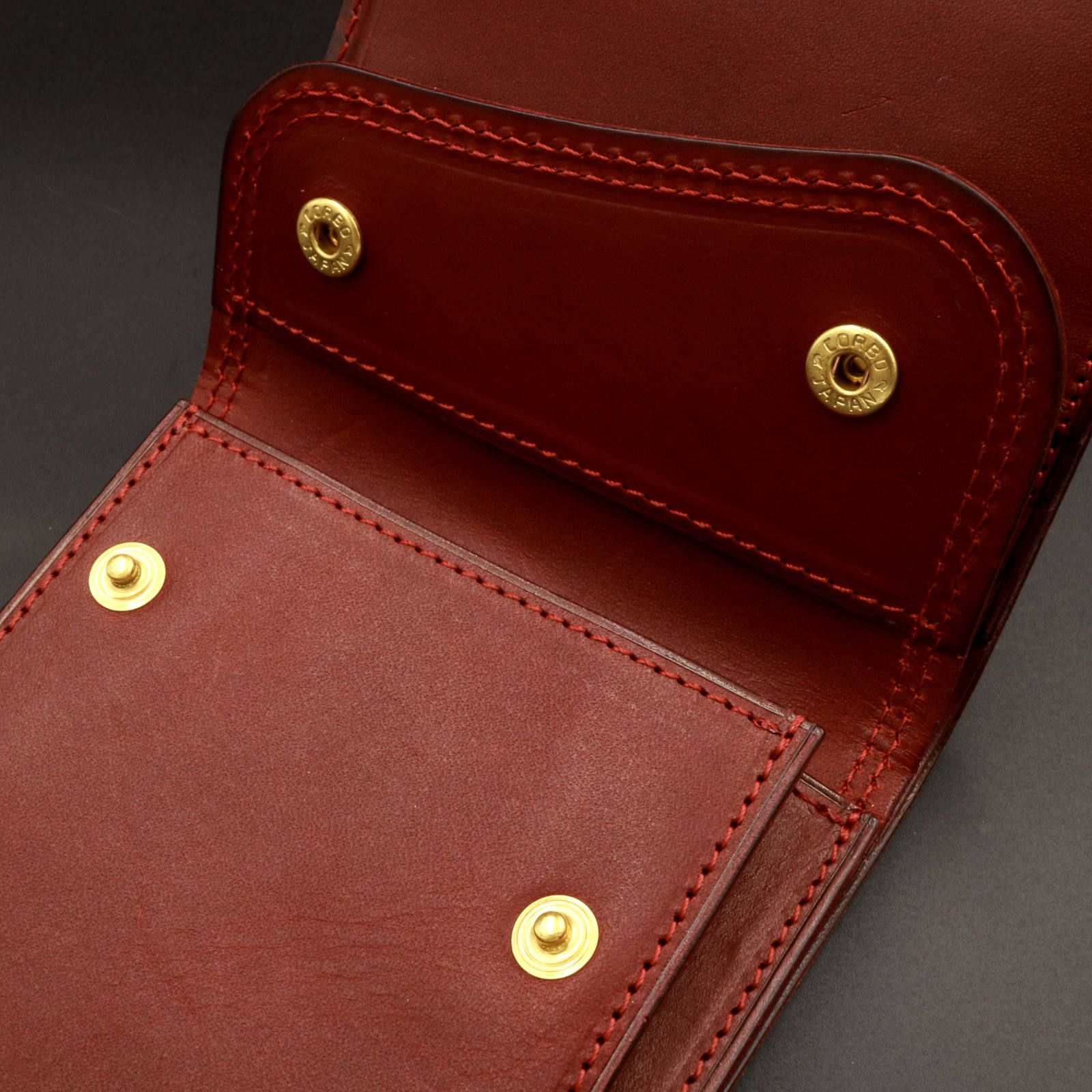 「SLATE」 G.E.Wallets スマートウォレット/レディッシュブラウン