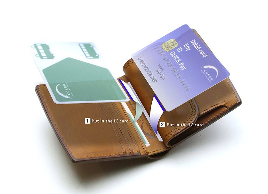「SLATE」 G.E.Wallets スマートウォレット/ブラック