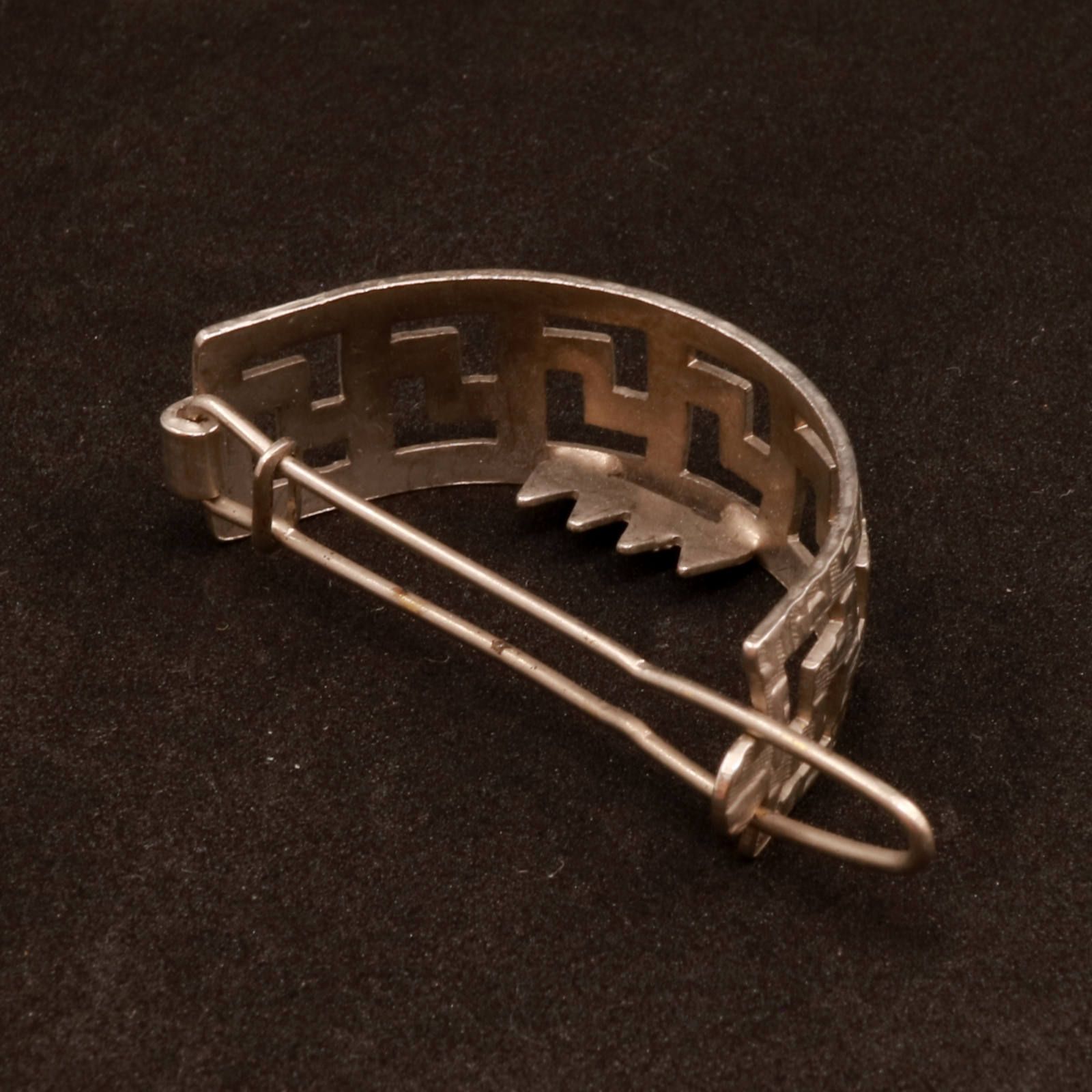 ヴィンテージ メタルヘアクリップ 60's フランス