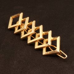 ヴィンテージ メタルヘアクリップ 60's フランス