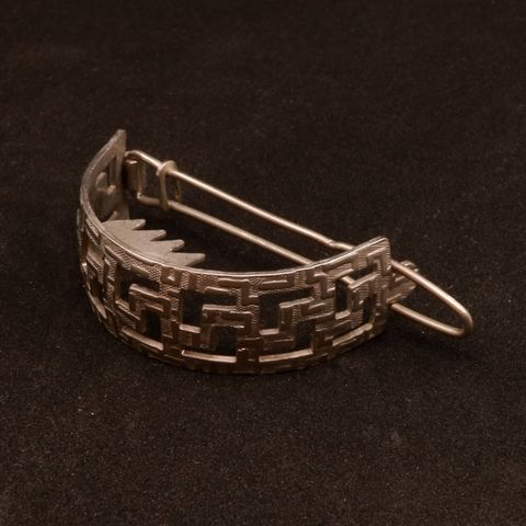 ヴィンテージ メタルヘアクリップ 60's フランス
