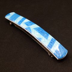 ヴィンテージ 幾何学バレッタ 80's フランス