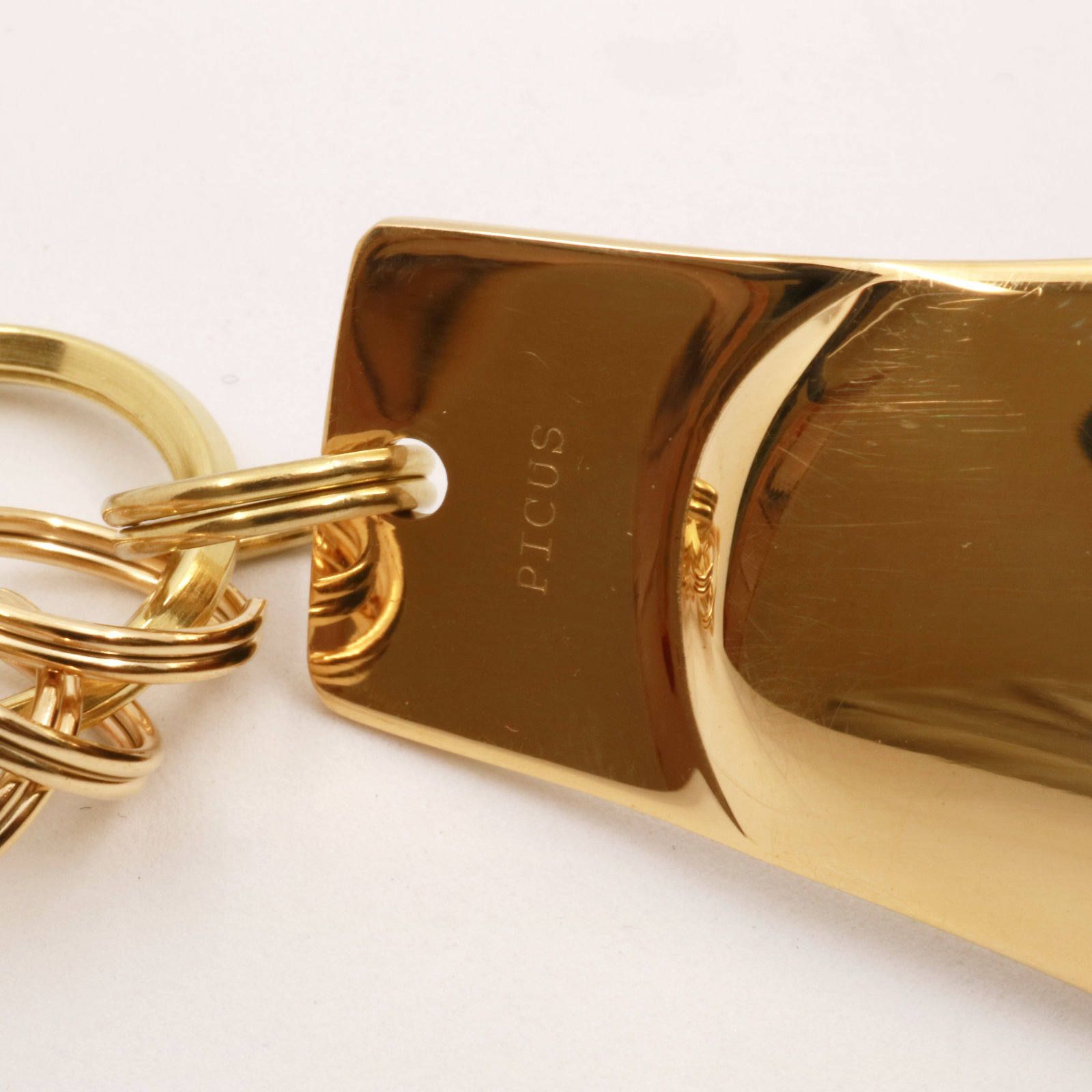 「BRASS SHOE HORN KEY-HOLDER S」シューホーン・キーホルダー 【PICUS】