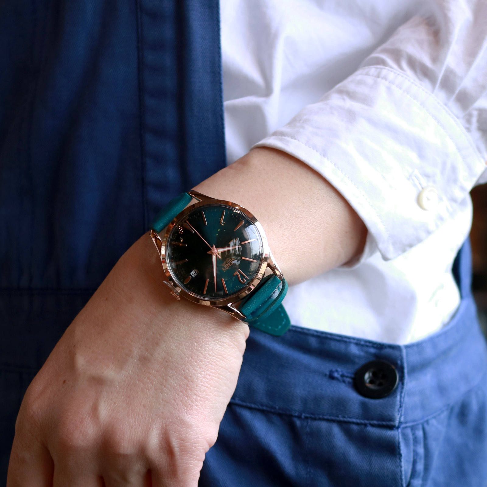 HENRY LONDON - 「STRATFORD」 DATE WATCH 39mm | corne/コルネ