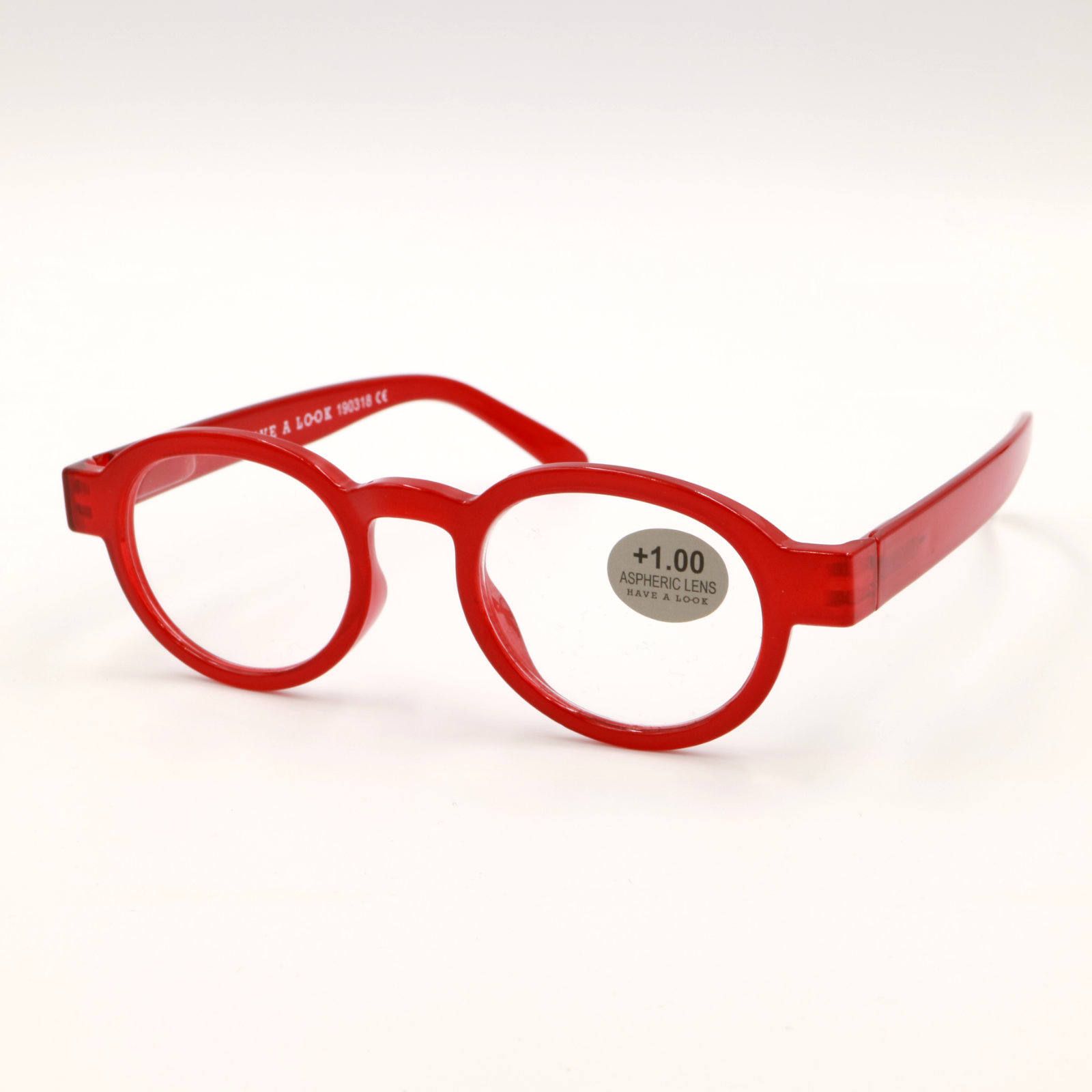 「CIRCLE TWIST」ブルーライトリーディンググラス red