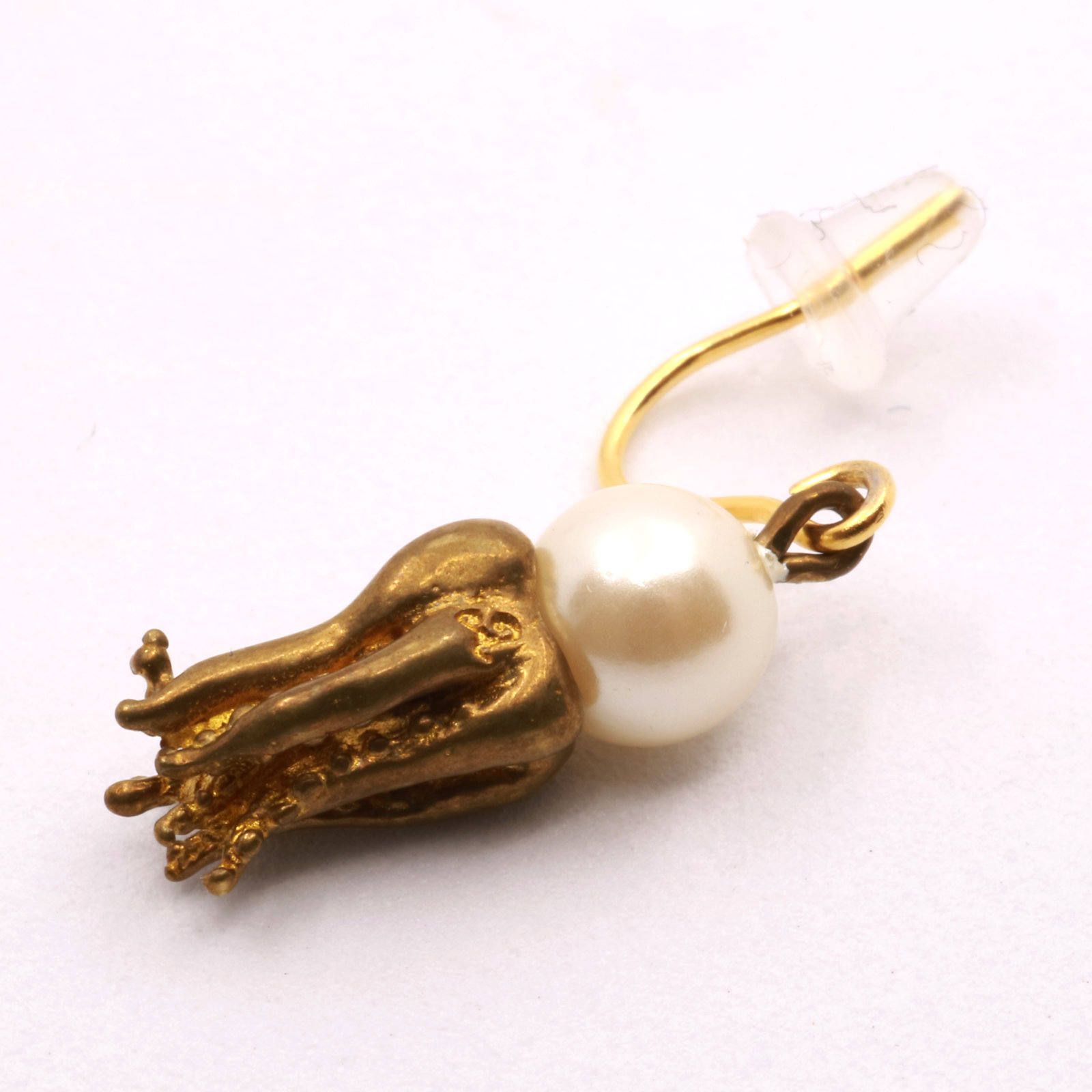 「Plus pearl series octpus Pierce」ピアス(片耳) 【Aquvii】