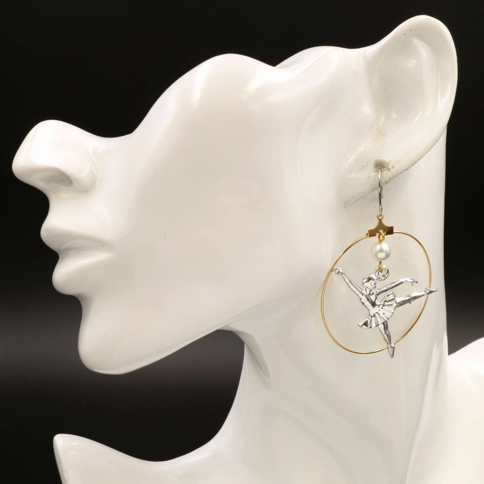 「Ballerina Pierce」ピアス 【Aquvii】