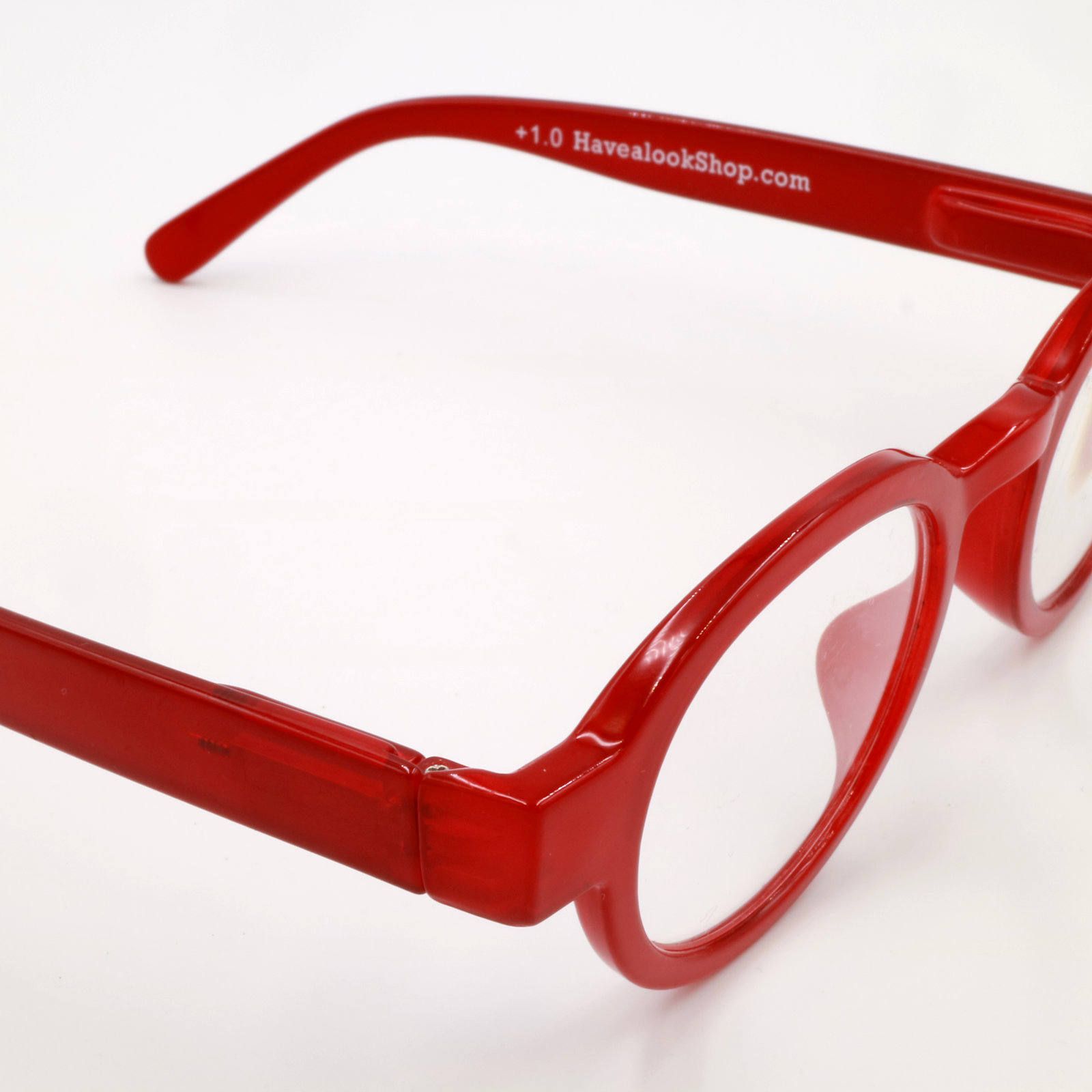 「CIRCLE TWIST」ブルーライトリーディンググラス red